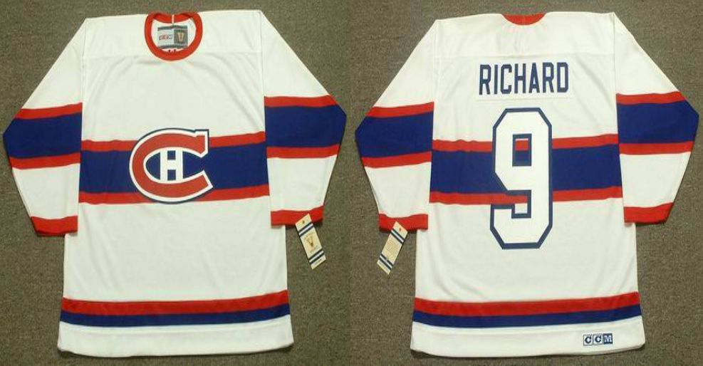 2019 Men Montreal Canadiens #9 Richard White CCM NHL jerseys->montreal canadiens->NHL Jersey